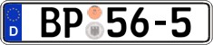 German license plate, Authorities and federal agencies