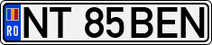 License plate of Romania, Regular plates