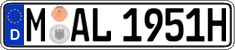 German license plate, Plates for oldtimers (type 