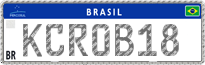 License plate of Brazil, Oldtimers (Mercosul)