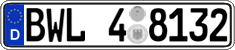 German license plate, Regional authorities