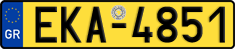 License plate of Greece, Trucks