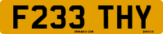 License plate of the United Kingdom, 1983 year system