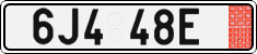 License plate of the Czech Republic, Export transit plates