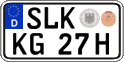 German license plate, Plates for oldtimers (type 
