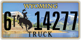 Wyoming, Truck (1(2) 12345)
