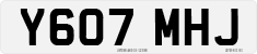 License plate of the United Kingdom, 1983 year system