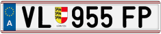 License plate of Austria, Regular plates