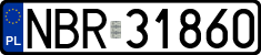License plates of Poland, Regular car plates