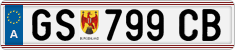 License plate of Austria, Regular plates