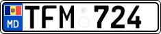 License plate of Moldova, Cars (2015)