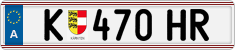 License plate of Austria, Regular plates
