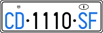 License plate of Italy, Diplomatic