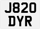 License plate of the United Kingdom, 1983 year system