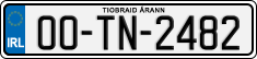 License plate of Ireland, Regular plates
