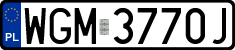 License plates of Poland, Regular car plates