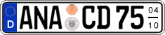 German license plate, Seasonal plates