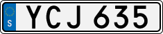 License plate of Sweden, Regular plates