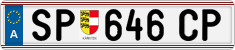 License plate of Austria, Regular plates