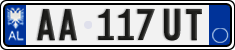 License plate of Albania, Cars (2011)