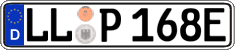 German license plate, Electric vehicles