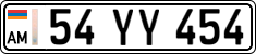 License plate of Armenia, Private owners