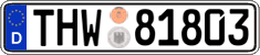 German license plate, Authorities and federal agencies