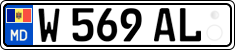 License plate of Moldova, Trailers (2015)