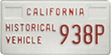 California, Historical (H/V XXXX)
