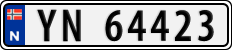 License plate of Norway, Cars