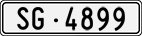 License plate of Switzerland, Cars