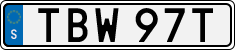 License plate of Sweden, Regular plates