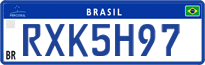 License plate of Brazil, Authorities (Mercosul)