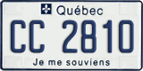 Quebec, Diplomatic (CC/CD 1234)