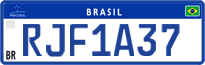License plate of Brazil, Authorities (Mercosul)