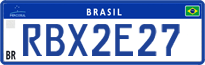 License plate of Brazil, Authorities (Mercosul)