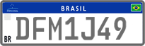 License plate of Brazil, Oldtimers (Mercosul)