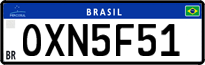 License plate of Brazil, Private owners (Mercosul)