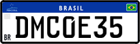 License plate of Brazil, Private owners (Mercosul)