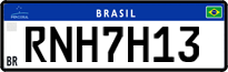 License plate of Brazil, Private owners (Mercosul)