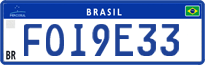 License plate of Brazil, Authorities (Mercosul)