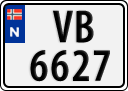 License plate of Norway, Trailers, motorcycles, special vehicles