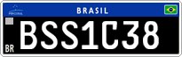 License plate of Brazil, Oldtimers (Mercosul)