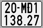 License plate of Vietnam, Specialty plates
