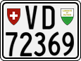 License plate of Switzerland, Motorcycles
