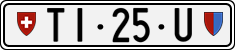License plate of Switzerland, Dealer (with 