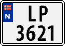License plate of Norway, Trailers, motorcycles, special vehicles