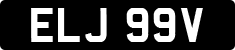 License plate of the United Kingdom, 1963 year system