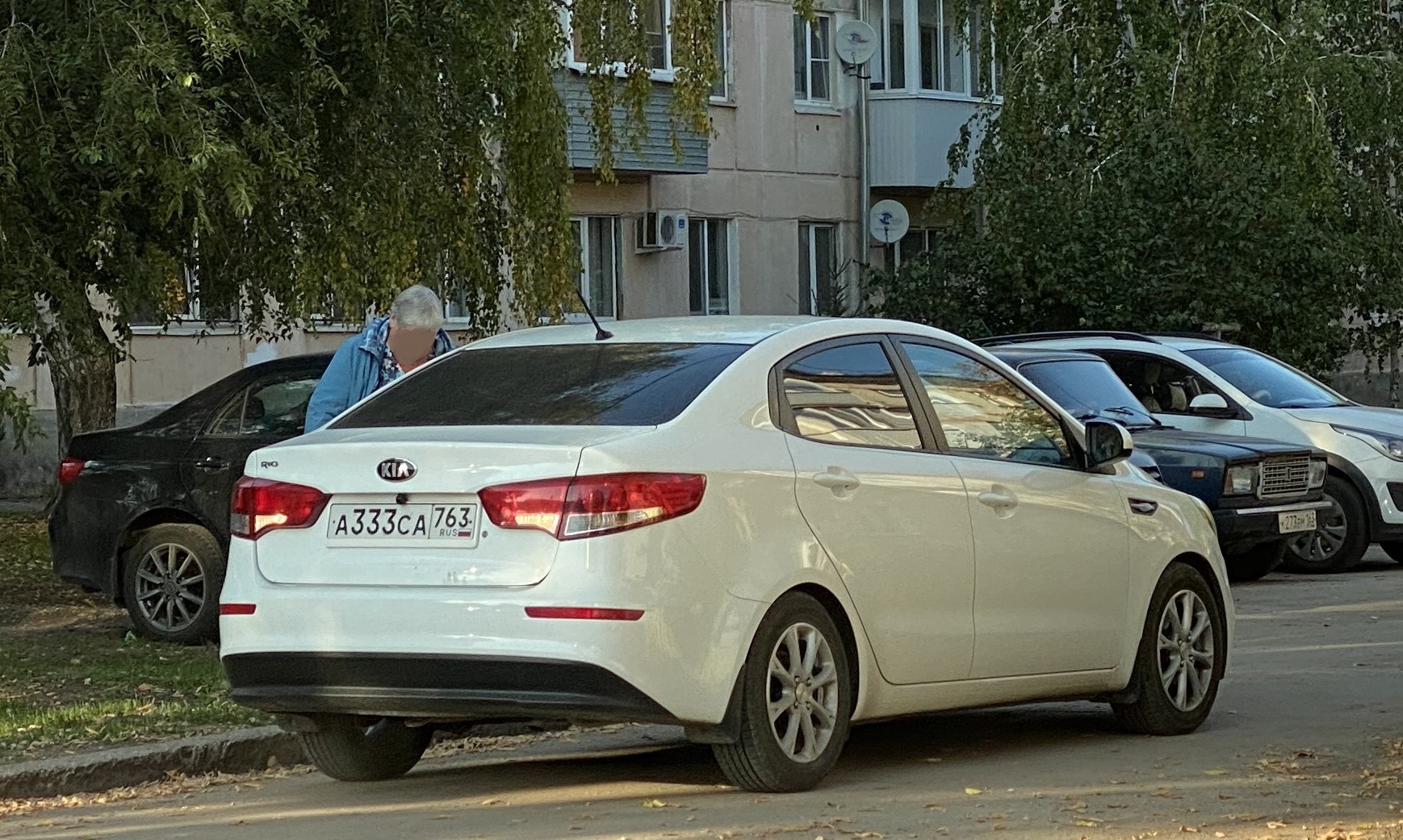 а 333 са 763, Kia Rio 3rd gen Sedan (QB; CIS-market), facelift, 2015–2017