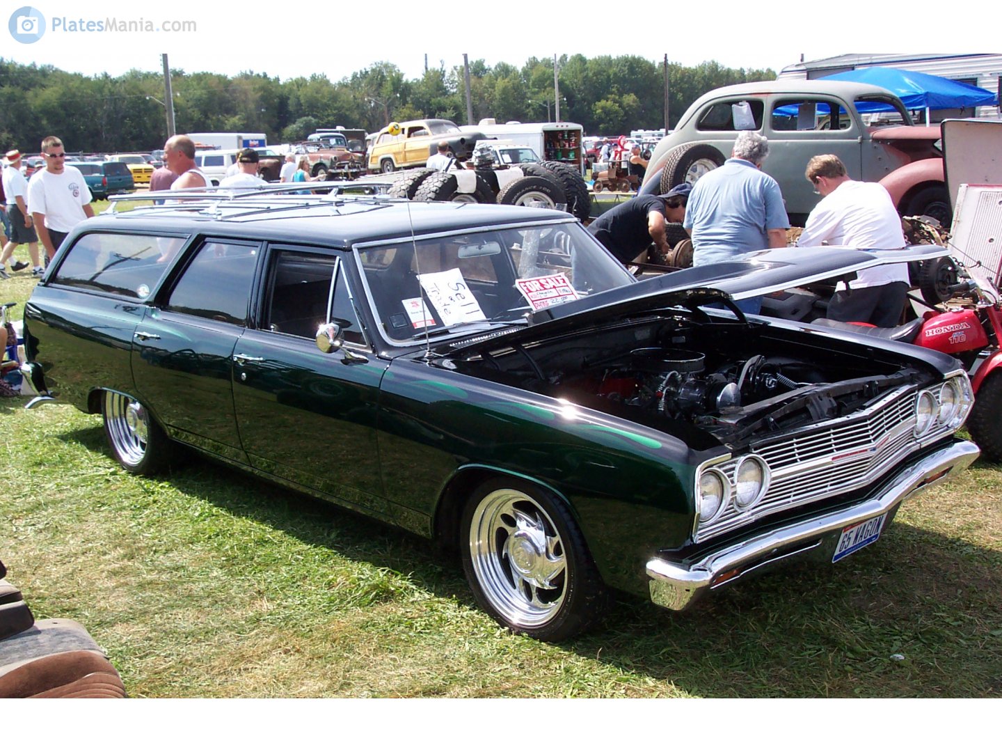 65 WAGON, Chevrolet Chevelle 1st gen 1965 5-door Station Wagon (35; A-body), 1st facelift, 1964–1965